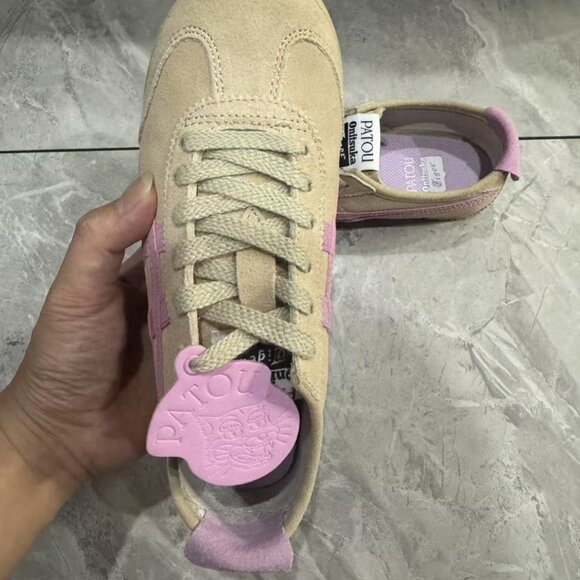 Patou x Onitsuka Tiger MEXICO 66 Pink Low-top Casual Shoes - Picture 3 of 7